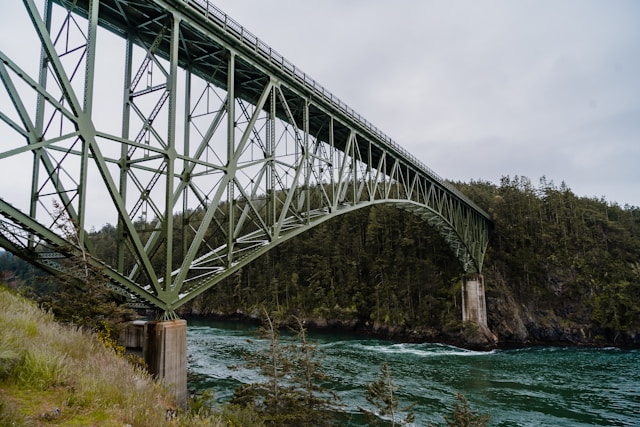 Deception Pass Bridge in Washington State
